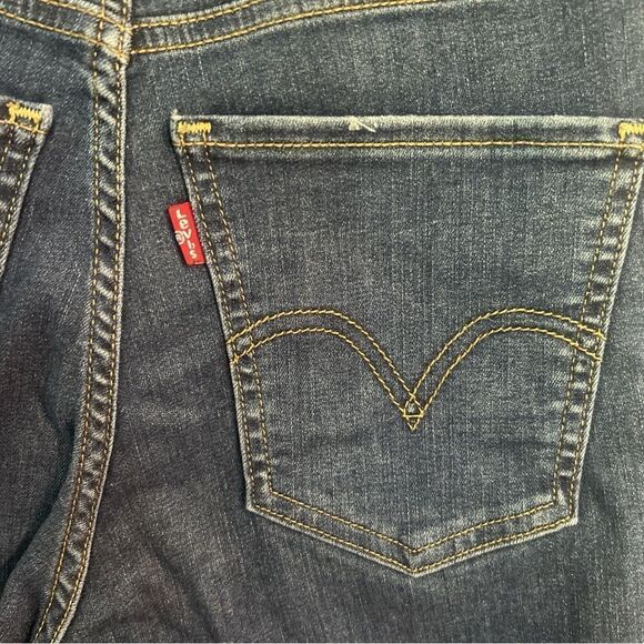 Levis Levi’s Mile High Super Skinny Distressed Medium Wash Blue Size 26 - Picture 9 of 16